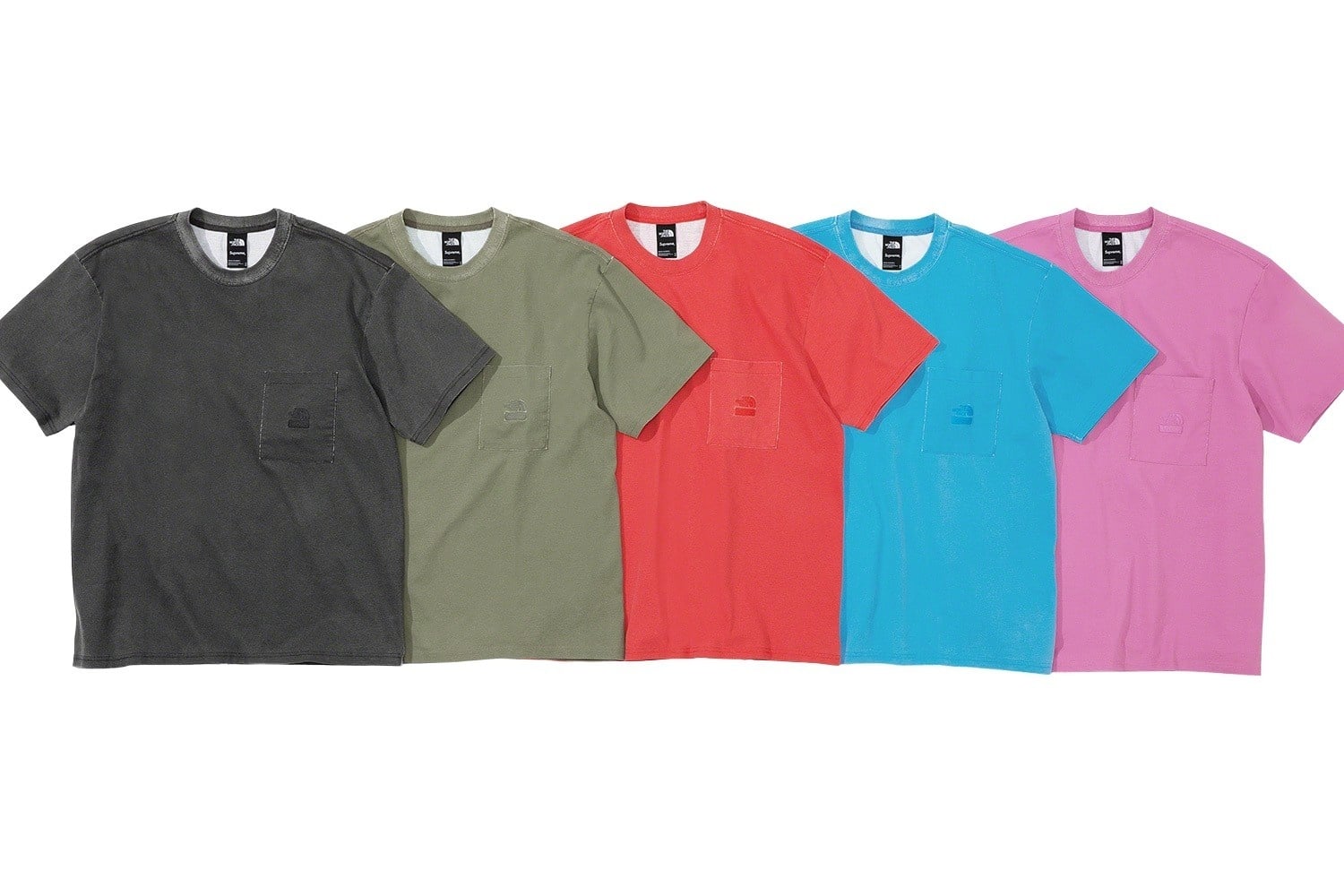 Supreme®/The North Face® Pigment Printed Pocket Tee